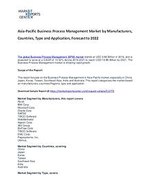 Asia-Pacific Business Process Management Market Reports Analysis