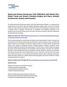 Sevoflurane (CAS 28523-86-6) Market Size, Share, Emerging Trends and