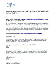 Gallium Arsenide Components Market Size, Share, Growth and Analysis