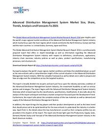Advanced Distribution Management System Market Size, Share, Trends