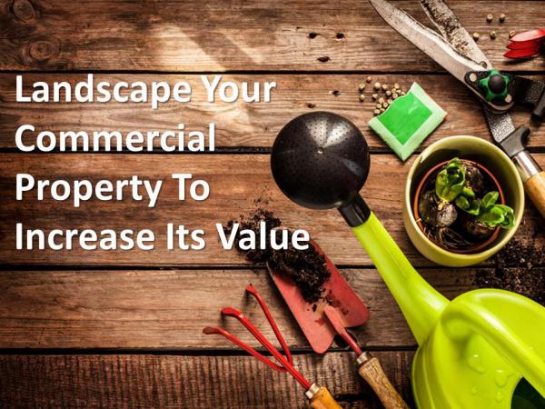 Landscape Your Commercial Property To Increase Its Value Landscape Your Commercial Property To Increase Its