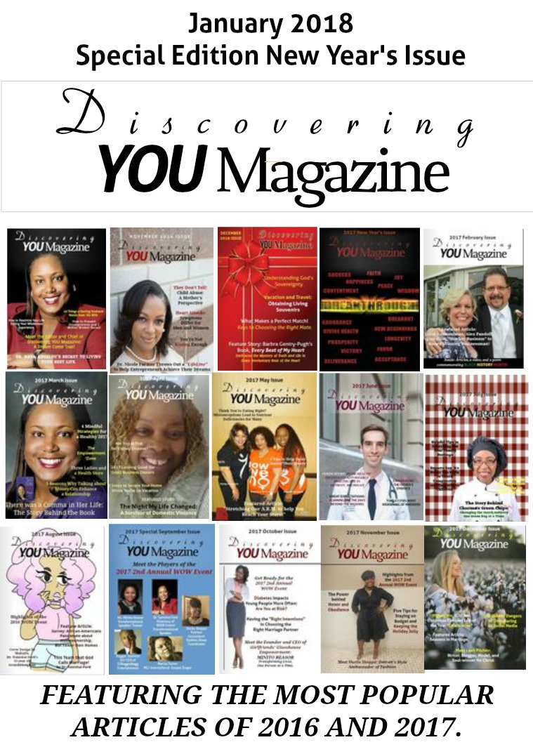Discovering YOU Magazine January 2018 New Year Issue Special Edition