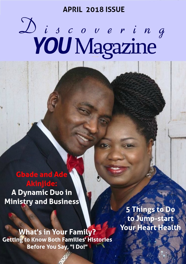 Discovering YOU Magazine April 2018 Issue