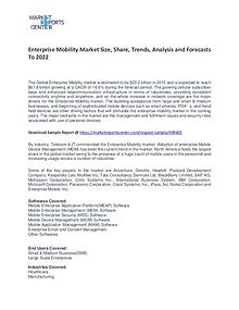 Enterprise Mobility Market Growth, Price, Demand and Forecast
