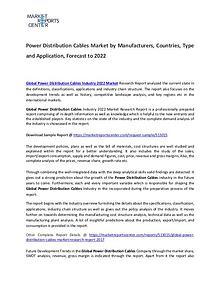 Power Distribution Cables Market 2017