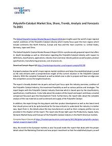 Polyolefin Catalyst Market Trend, Growth, Price, Demand and Forecasts