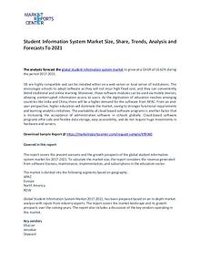 Student Information System Market Analysis and Forecasts To 2021