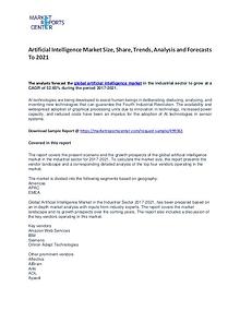 Artificial Intelligence Market Size, Share, Trends and Forecast