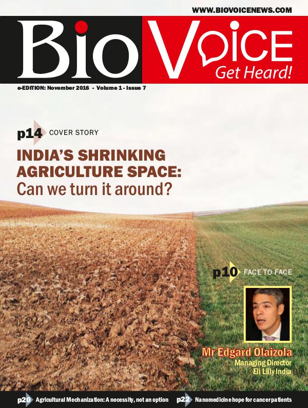 BioVoice News November 2016 Issue 7 Volume 1