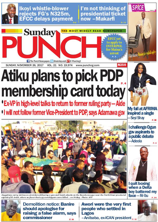 Epunchng - Most read newspaper in Nigeria Nov 26 2017