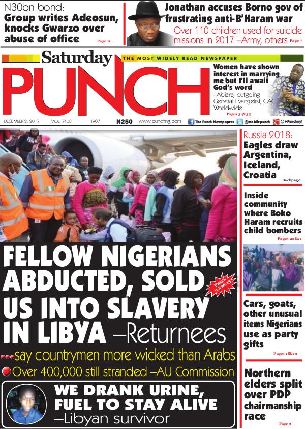 Epunchng - Most read newspaper in Nigeria Dec 2 2017