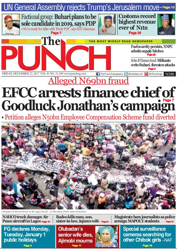 Epunchng - Most read newspaper in Nigeria Dec 22 2017