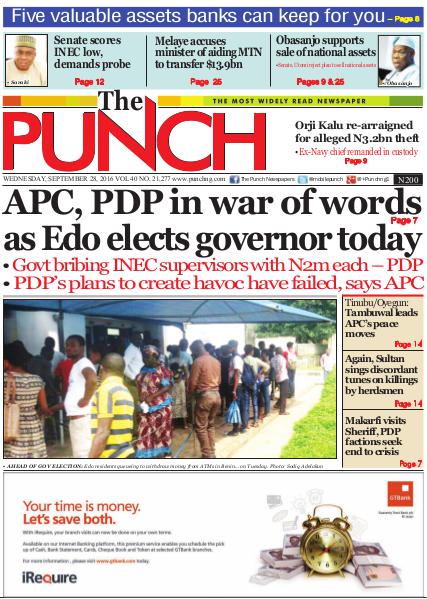 Epunchng - Most read newspaper in Nigeria 28-09-16