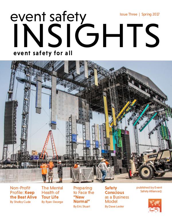 Event Safety Insights Issue Three | Spring 2017