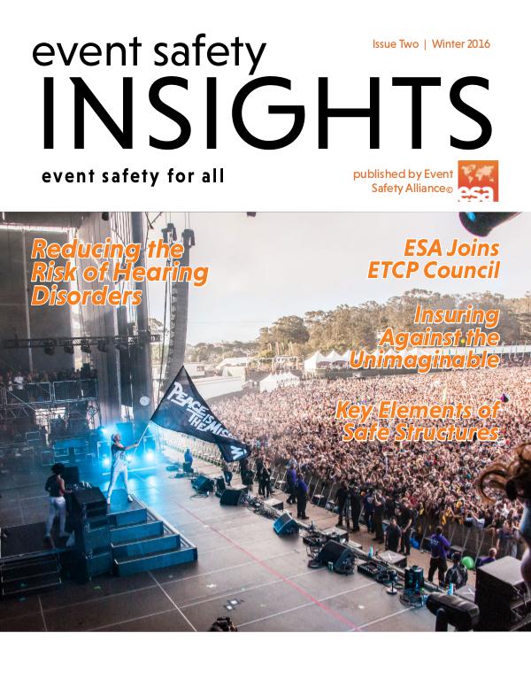 Event Safety Insights Issue Two | Winter 2016