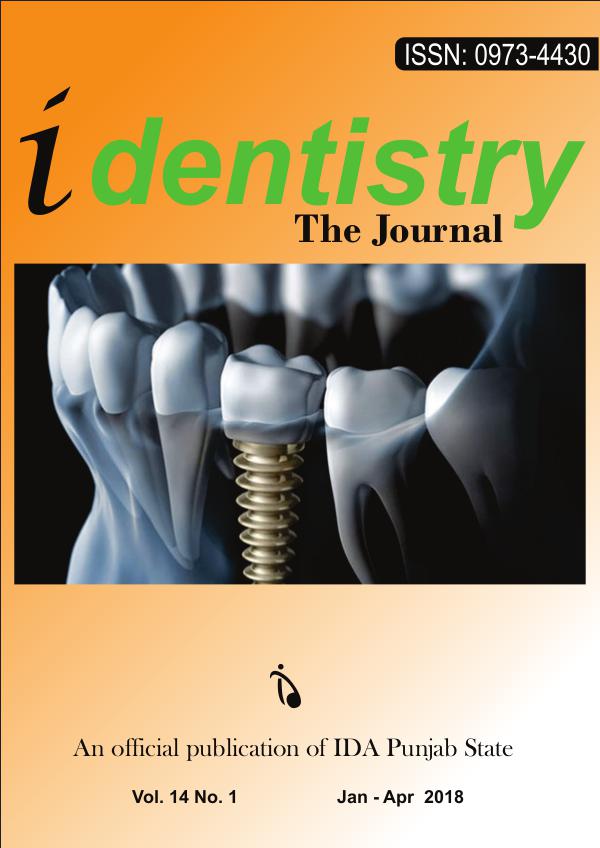 iDentistry The Journal Volume 14 No.1