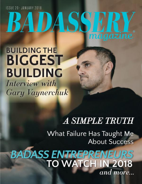 Badassery Magazine January 2018 Issue 20