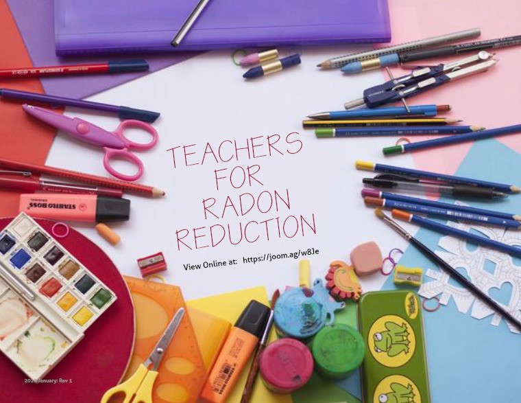 CR3 News Magazine Teachers for Radon Reduction
