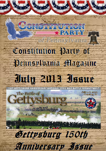 Constitution Party of Pennsylvania Magazine July 2013