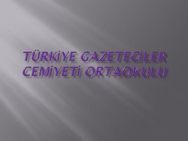 Aromatic Garden Türkiye gazeteciler cemiyeti ortaokulu