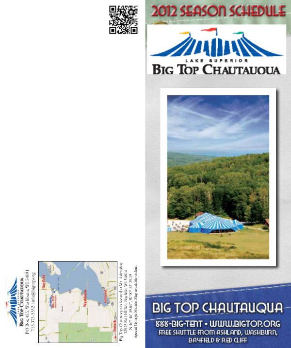 Season Program | Big Top Chautauqua 2012