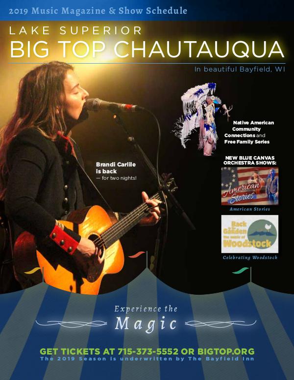 Season Program | Big Top Chautauqua 2019