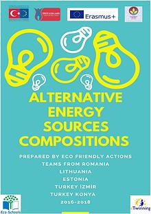 Eco Friendly Actions Alternative Energy Sources Compositions