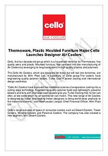 Cello Air Cooler Is A Trusted Brand