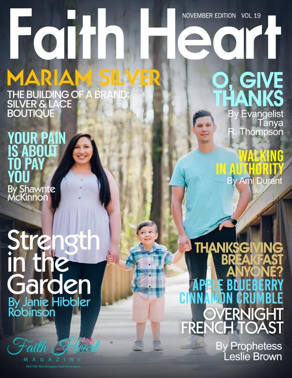 Faith Heart Magazine Mariam Silver
