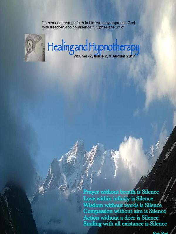 Healing and Hypnotherapy Volume 2, Issue 2 (August 1 2017)