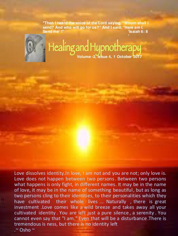 Healing and Hypnotherapy Volume 2, Issue 4 October 2017