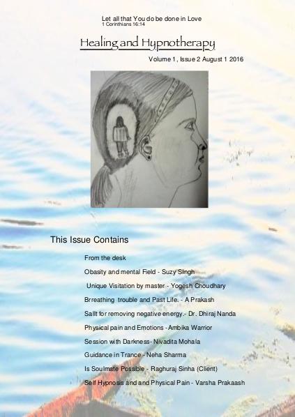 Healing and Hypnotherapy Volume 1 Issue 2, (I August 2016)