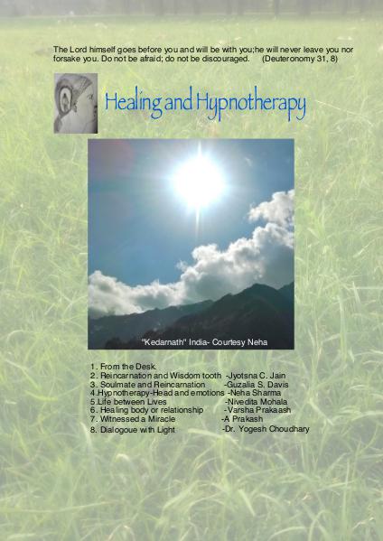 Healing and Hypnotherapy Volume 1 Issue 3 (1 September 2016)