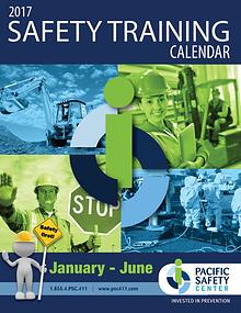Pacific Safety Training Calendar Jul-Dec 2016