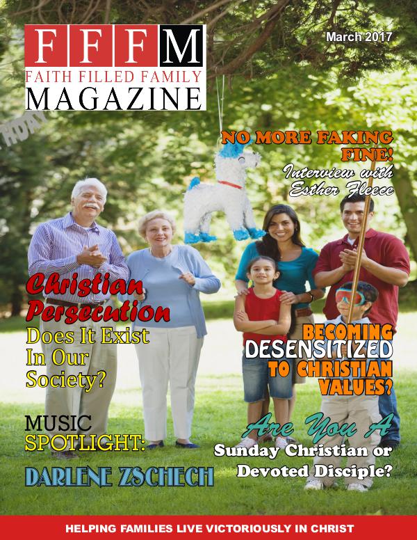Faith Filled Family Magazine March 2017