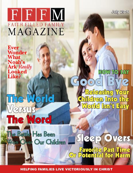 Faith Filled Family Magazine July 2016