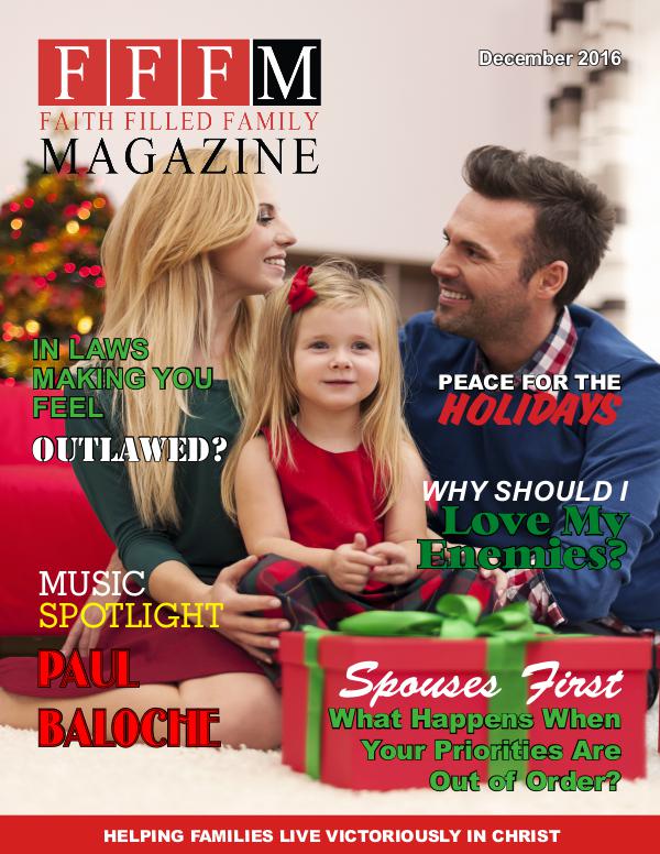 Faith Filled Family Magazine December 2016