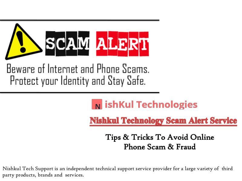 Tips & Tricks To Avoid Online Phone Scam & Fraud Nishkul Tech Support