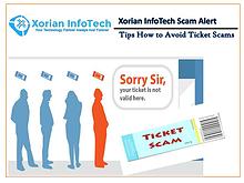 Tips How to Avoid Ticket Scams - Xorian Infotech