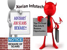 Xorian Infotech - Tips To Avoid Fake Jobs & Business Opportunities