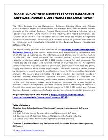 Business Process Management Software Market Analysis & Forecasts 2021