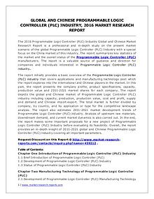 Programmable Logic Controller Market Analysis and Forecsats to 2020