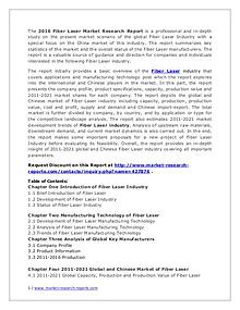 Fiber Laser Market Analysis Focus on Chinese Industry 2016 Report