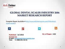Dental Scaler Market Growth Analysis and Industry Forecasts 2016-2020