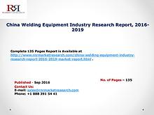 Welding Equipment Market Competition Pattern 2016 Analysis Report