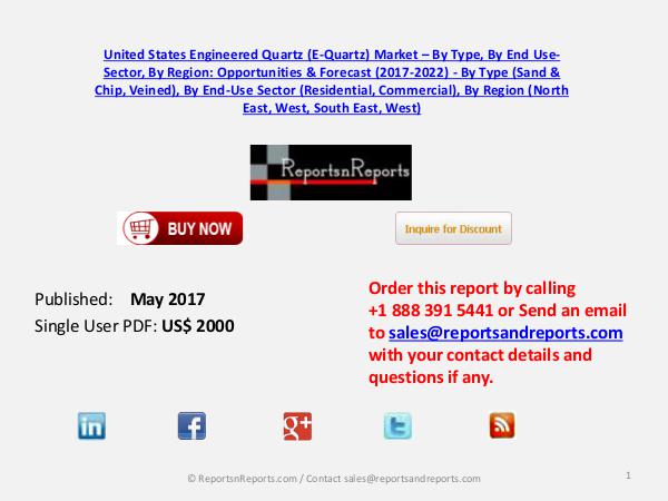 United States Engineered Quartz (E-Quartz) Market May 2017