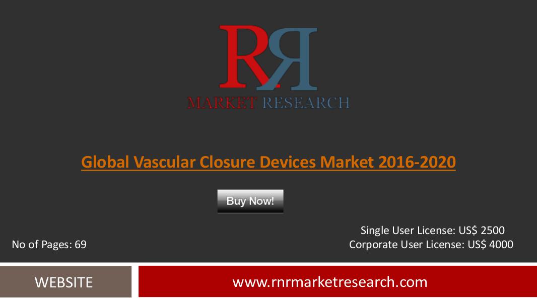Global Vascular Closure Devices Market 2016-2020 July 2016