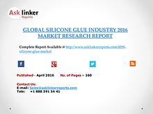 Global Silicone Glue Market 2016-2020 Report