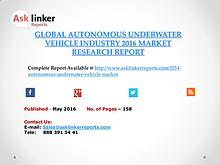Global Autonomous Underwater Vehicle Market 2016-2020 Report