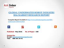 Global Underwater Robot Market 2016-2020 Report